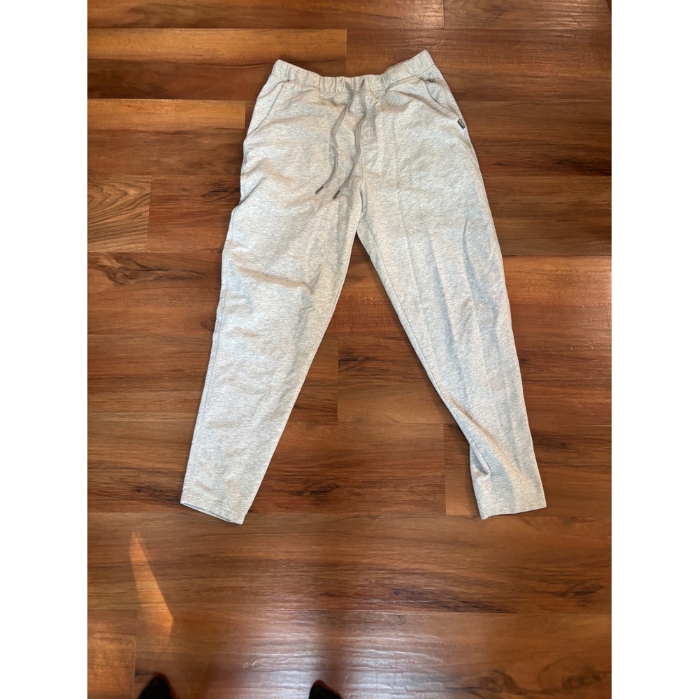Eddie Bauer Mens Lounge Joggers Heather Gray Drawstring Sweatpants Casual Pants